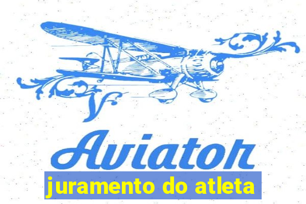 juramento do atleta